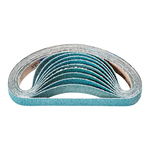 PFERD Zirkon Schleifband BA 20x520mm Z36 für hohen Abtrag mit Bandschleifer