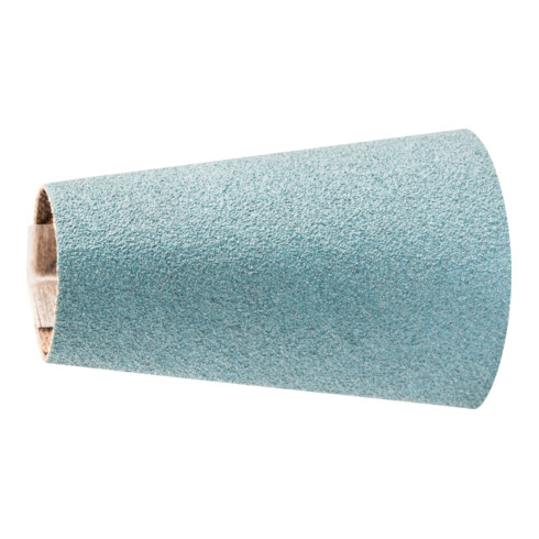 PFERD Zirkon Schleifhülse GSB Konisch Ø 22-36x60mm Z120 für hohen Abtrag auf Stahl