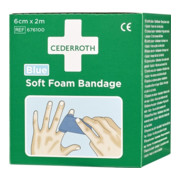 Pflaster u.Bandage Soft Foam selbsthaftend elastisch,blau