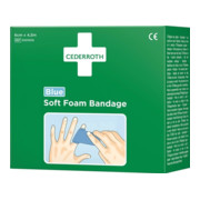 Pflaster u.Bandage Soft Foam selbsthaftend elastisch,blau CEDERROTH