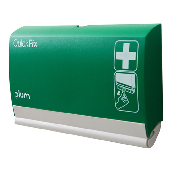 Pflasterspender Quick Fix® B232,5xH133,5xT33,0ca.mm grün PLUM