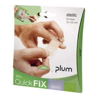 Pflasterspender QuickFix Mini 30elast.Pflast. PLUM