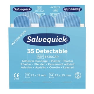 Pflasterstrips Salvequick detectable SALVEQUICK