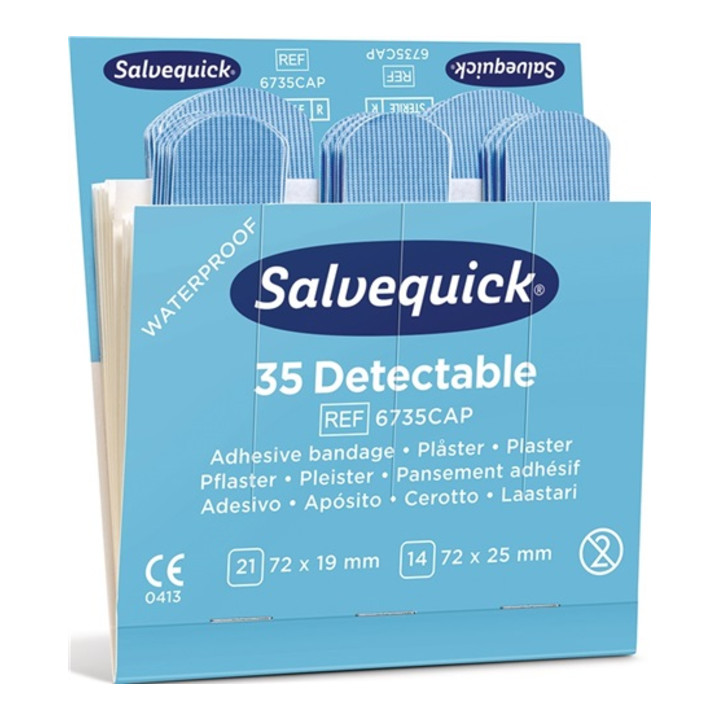Pflasterstrips Salvequick detectable /SALVEQUICK