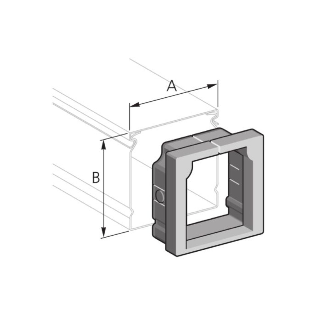 Pflitsch Protection d'angle 30x30 mm noir PIK KS 30/30 TPE