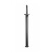 Pfostenhalter PDS60G 80x24x125x600x70mm STA roh galvanisch,gelb verz.100 ST./VE-1