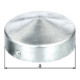 Pfostenkappe D.80mm rd.flache Form TZN GAH-1