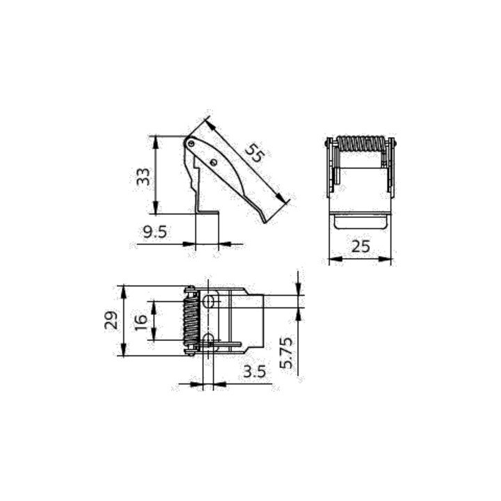 Philips Einbauklemmen RC159Z Pla