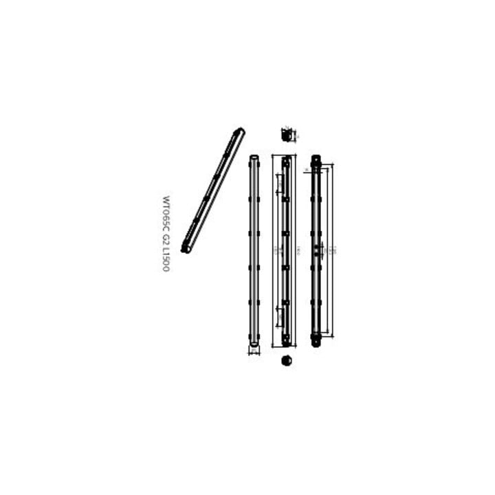 Philips LED-Feuchtraumleuchte 840 L1500mm