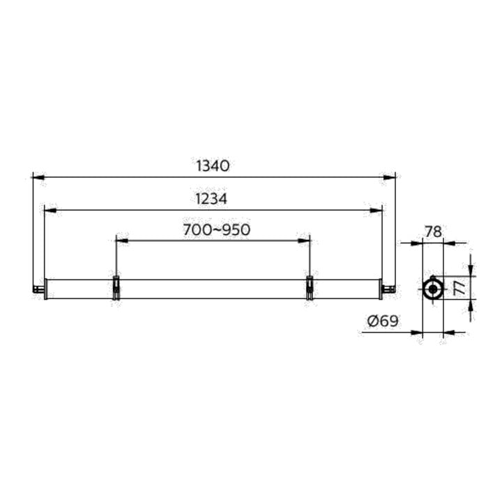 Philips LED-Feuchtraumleuchte WT210C 840 5000lm 39W Weiß L1200mm