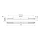 Philips LED-Lampe pour locaux humides WT120C 1500 mm IP66 21,5W 4000K