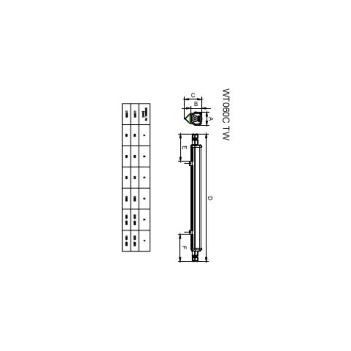 Philips LED-Lampe pour pièces humides WT060C 4000K 30W 3600lm
