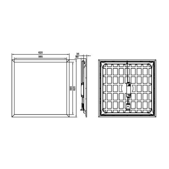 Philips LED-Panel M625 830/840 3400 lm weiß