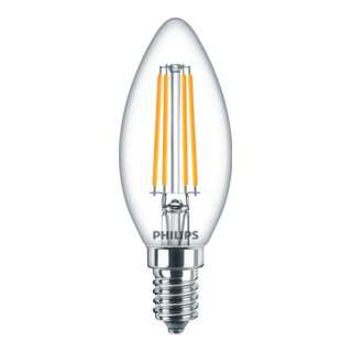Philips Lighting Ampoule LED bougie E14 verre clair CorePro LED#34746500