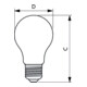 Philips Lighting Ampoule LED E27 verre clair CorePro LED#34716800