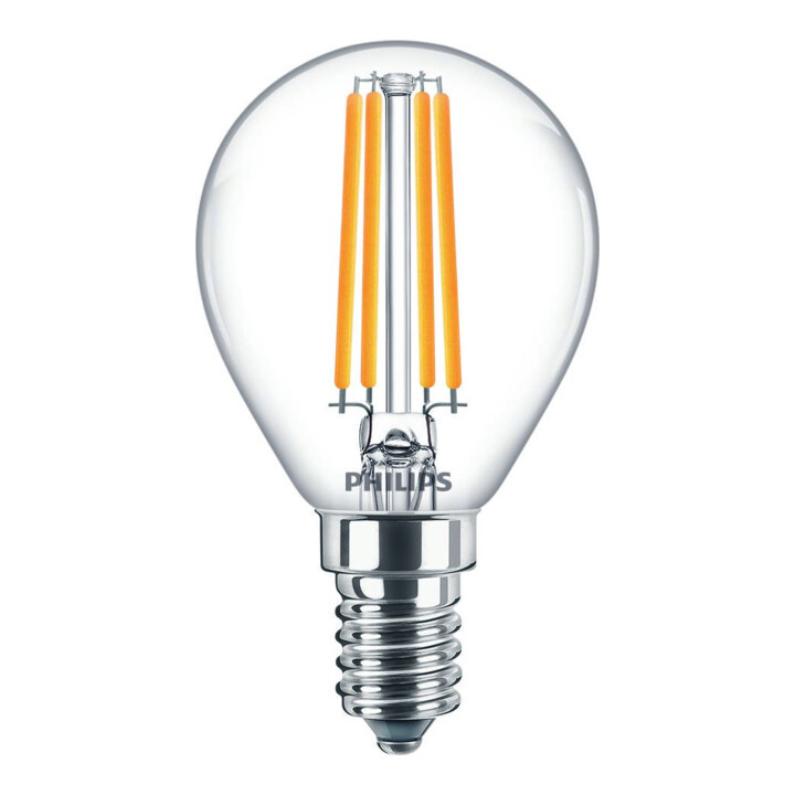 Philips Lighting Ampoule LED goutte E14 verre clair CorePro LED#34756400