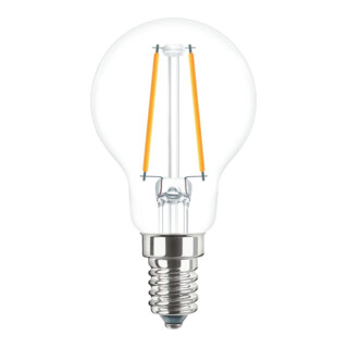 Philips Lighting Ampoule LED goutte E14 verre clair CorePro LED#34774800