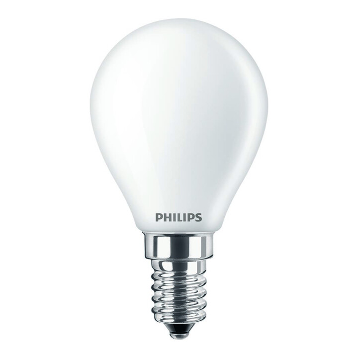 Philips Lighting Ampoule LED goutte E14 verre mat CorePro LED#34681900
