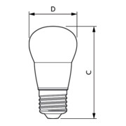 Philips Lighting Ampoule LED Goutte E27 mate Corepro lu#31262300-4