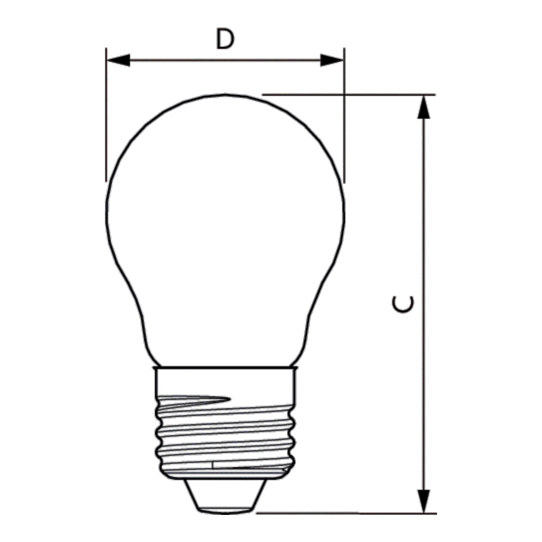Philips Lighting Ampoule LED goutte E27 verre clair CorePro LED#34766300
