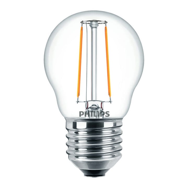 Philips Lighting Ampoule LED goutte E27 verre clair CorePro LED#34776200