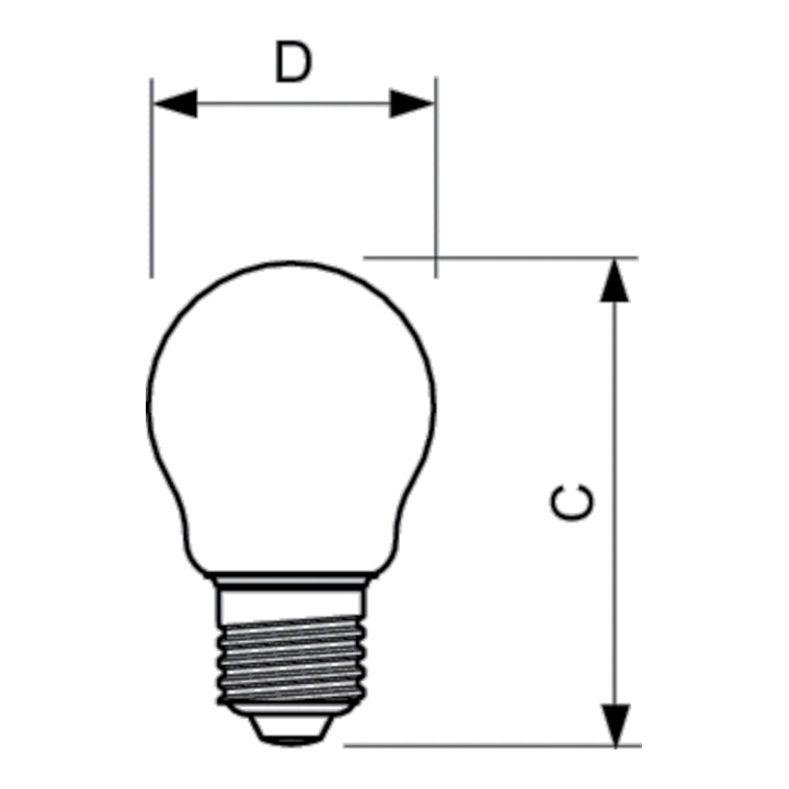 Philips Lighting Ampoule LED goutte E27 verre clair CorePro LED#34776200
