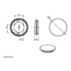 Philips Lighting Applique et plafonnier LED ML, MC WL060V 22W 2200lm blanc