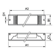 Philips Lighting Ballast EVG HF-R 158 TL-D EII-3