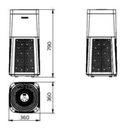 Philips Lighting Desinfektionsgerät zur Luftdesinfektion UVCA200EU4PL-L18WTUV-3