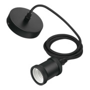 Philips Lighting Douille E27 avec douille de sécurité noire CORDmodern#16776200-1