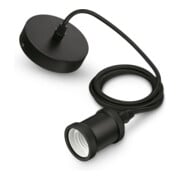 Philips Lighting Douille E27 avec douille de sécurité noire CORDmodern#16776200-3