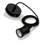 Philips Lighting Douille E27 avec douille de sécurité noire CORDmodern#16776200-4