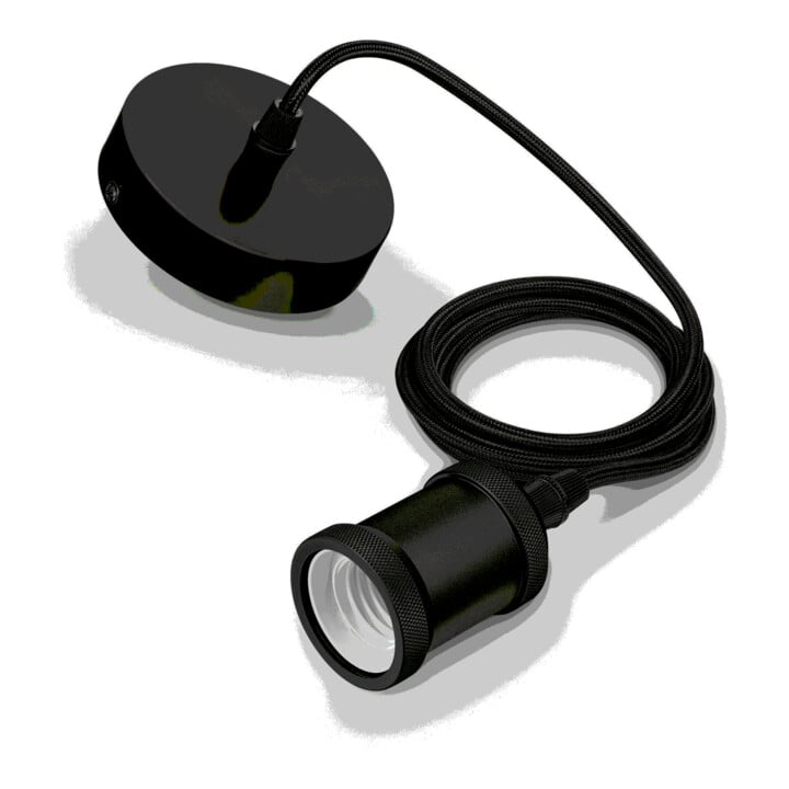 Philips Lighting Douille E27 avec douille de sécurité noire CORDmodern#16776200