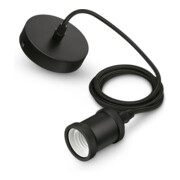 Philips Lighting E27-Fassung m. Zul. Fassung schwarz CORDmodern#16776200-3