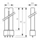Philips Lighting Entkeimungslampe TUV PL-L 36W/4P