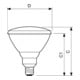 Philips Lighting Infrarot-Wärmelampe E27 240V PAR 38 IR 175 R PAR38/240V