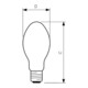 Philips Lighting Lampe à décharge 400W E40 SON PIA PLUS