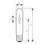 Philips Lighting Lampe à décharge 70W 828 CDO-TT 70W/828 E27-5