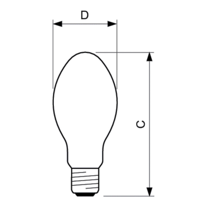 Philips Lighting Lampe à décharge E27 SON 50W