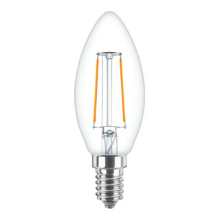 Philips Lighting Lampe LED bougie E14 verre clair CorePro LED#37757800