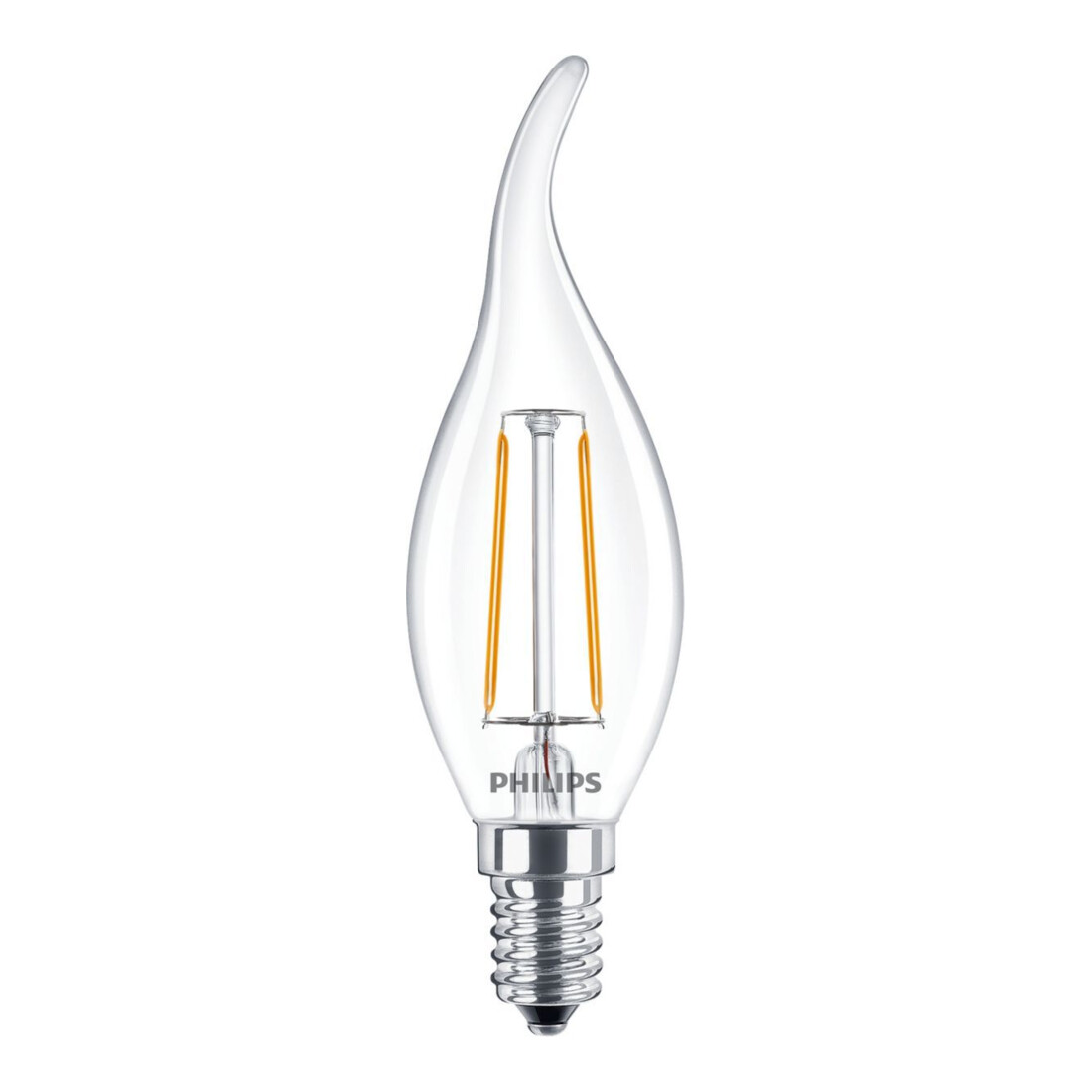 Philips Lighting Lampe LED bougie E14 verre clair CorePro LED#37759200