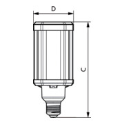 Philips Lighting Lampe LED E27 3000K TForce LED#63818400-5