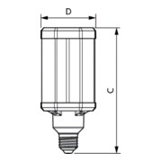 Philips Lighting Lampe LED E27 3000K TForce LED#63822100-5