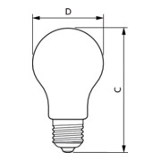 Philips Lighting Lampe LED E27 verre clair CorePro LED#34744100-5