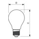 Philips Lighting Lampe LED E27 verre clair CorePro LED#38003500