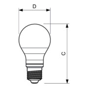Philips Lighting Lampe LED E27 verre mat CorePro LED#36130000-5