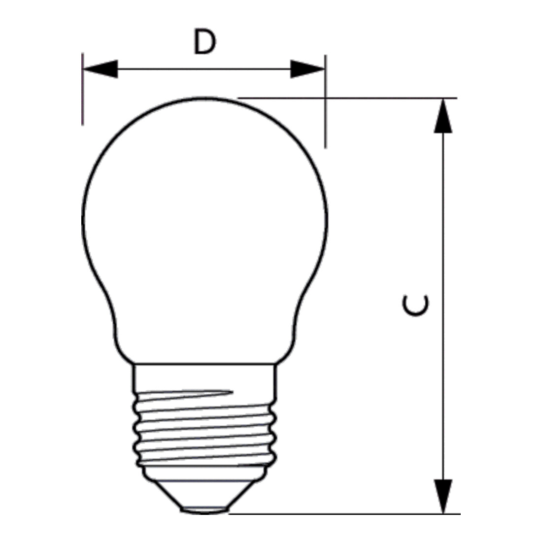 Philips Lighting Lampe LED goutte E27 verre clair CorePro LED#34732800