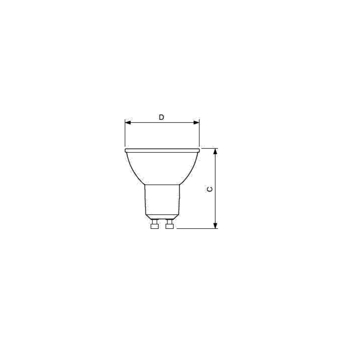 Philips Lighting Lampe LED réflecteur D3,7-35W940GU10 36° MLEDspotVal#70777700