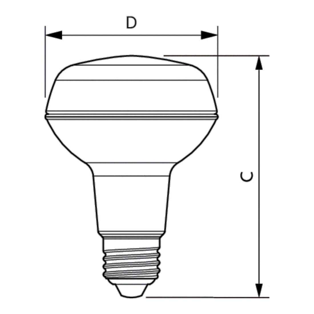 Philips Lighting Lampe LED réflecteur R80 E27 CoreProLED#81183200