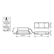 Philips Lighting LED-Downlight 4000K DN570B LED, 96987500-3